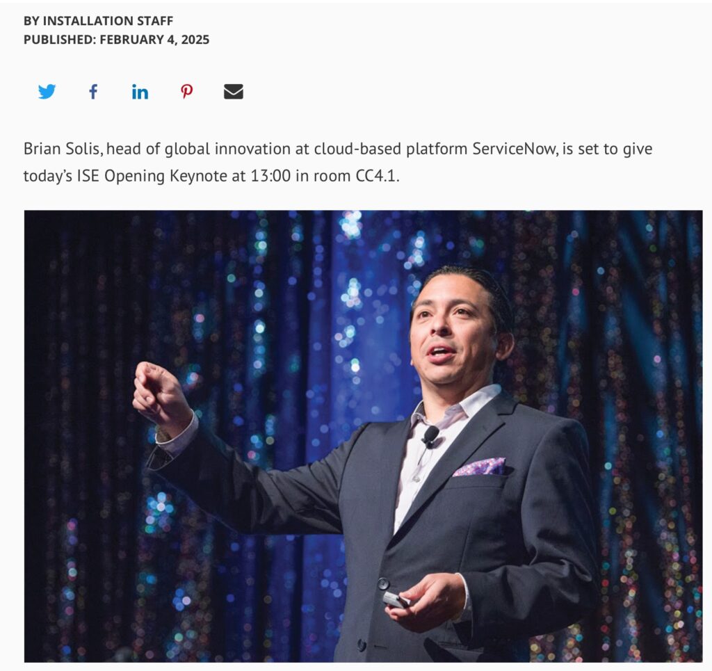 Integrated Systems Europe: Brian Solis’ Opening Keynote to address why AI is good for business